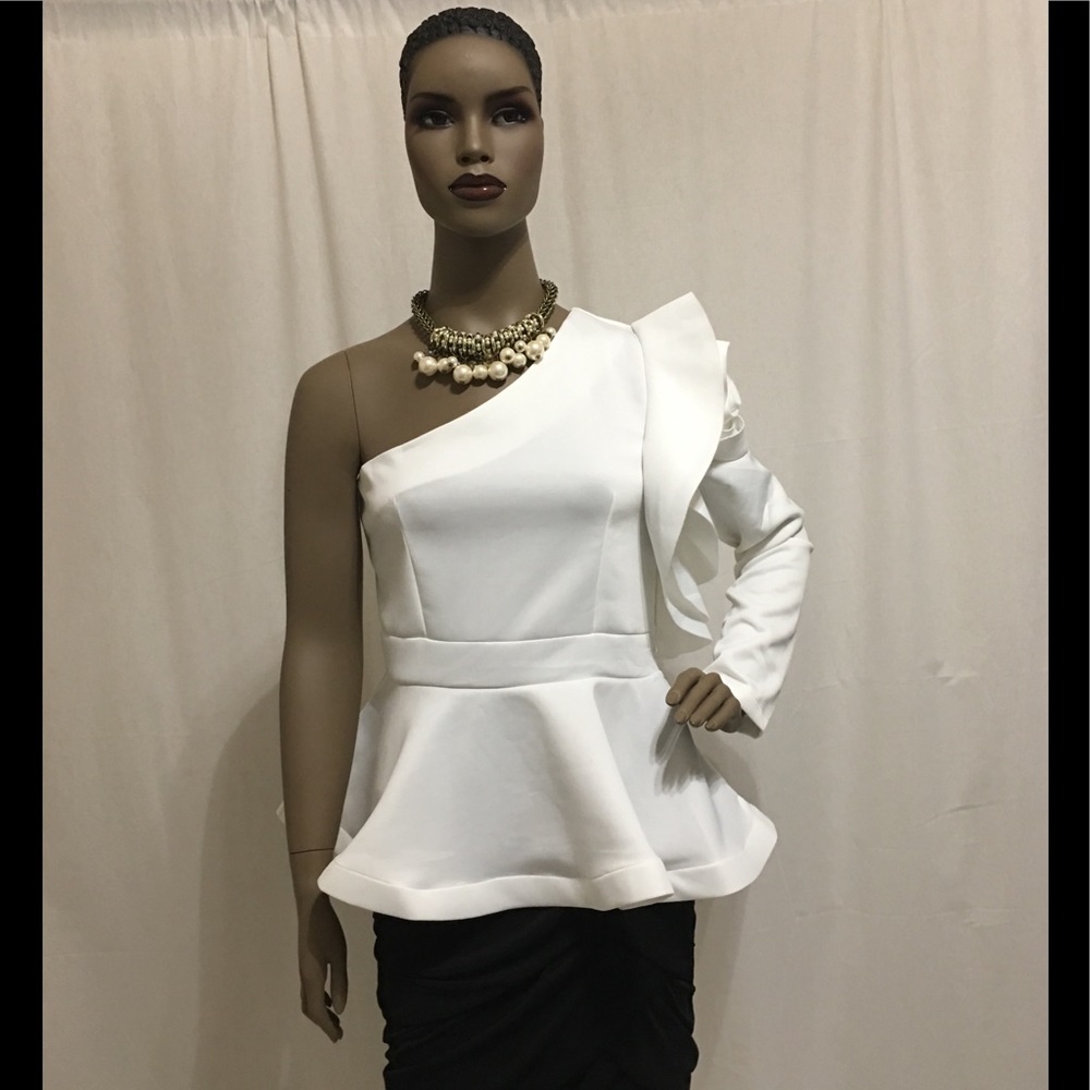 One Rose Shoulder Top